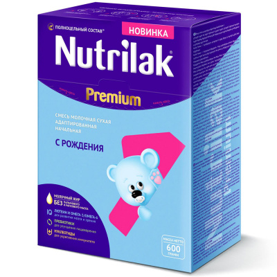 Nutrilak Premium 1 (с 0 мес) 600 г